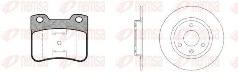 CITROEN К-кт гальмівні колодки 0247.10 + диски 6070.00 передн. Saxo 96-04 CITROEN К-кт гальмівні колодки 0247.10 + диски 6070.00 передн. Saxo 96-04