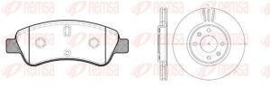 CITROEN К-кт гальмівні колодки 0840.10 + диски 6604.10 передн.Berlingo,C2,3,4,DS3,Peugeot 97-