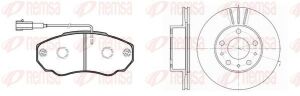 CITROEN К-т гальмівних колодок 0960.01 + диски 6476.10 JUMPER 1000/1400kg