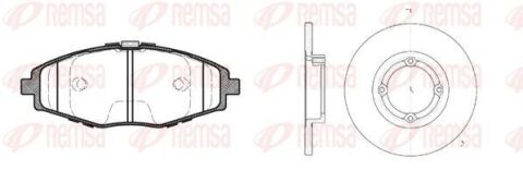 DAEWOO к-кт гальм. колодки 0696.00 + диски 6606.00 MATIZ (M100, M150) 1.0 03-, CHEVROLET SPARK 1.0 SX 05- DAEWOO к-кт гальм. колодки 0696.00 + диски 6606.00 MATIZ (M100, M150) 1.0 03-, CHEVROLET SPARK 1.0 SX 05-
