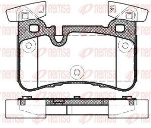 DB Гальмівні колодки задн. E-CLASS T-Model (S212) E 63 AMG (212.274) 11-16
