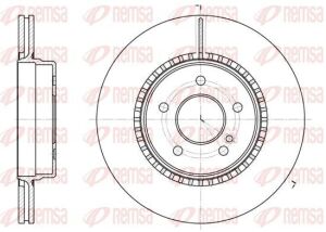 DB диск тормозной задний W220DB диск тормозной задний W220