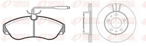 FIAT Комплект гальм. колодки 0487.02 + диски 6504.10 DUCATO 2.8 D 98-02, CITROEN JUMPER I (230P) 2.0 94-02, PEUGEOT BOXER (230P) 2.0 i 94-02 FIAT Комплект гальм. колодки 0487.02 + диски 6504.10 DUCATO 2.8 D 98-02, CITROEN JUMPER I (230P) 2.0 94-02, PEUGEOT BOXER (230P) 2.0 i 94-02