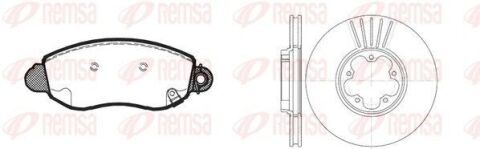 FORD Комплект гальм. колодки 0772.02 + диски 6609.10 TRANSIT 2.0TD 00- FORD Комплект гальм. колодки 0772.02 + диски 6609.10 TRANSIT 2.0TD 00-