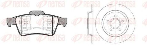 FORD Комплект гальм. колодки 0842.00 + диски 6712.00 C-max FORD Комплект гальм. колодки 0842.00 + диски 6712.00 C-max
