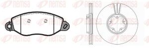 FORD Комплект гальмівні колодки 0772.12 + диски 6608.10 Transit 00-