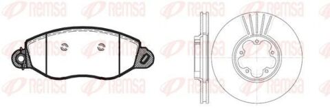 FORD Комплект гальмівні колодки 0772.12 + диски 6609.10 Transit 00- FORD Комплект гальмівні колодки 0772.12 + диски 6609.10 Transit 00-