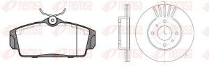NISSAN Комплект гальм. колодки 0704.00 + диски 6179.10 ALMERA II (N16) 1.5 02-06