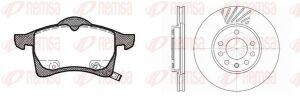 OPEL Комплект гальм. колодки 0683.02 + диски 6584.10 ASTRA G (T98) 1.8 16V 01-05, ZAFIRA A (T98) 2.2 DTI 16V (F75) 02-05