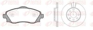 OPEL Комплект гальм. колодки 0774.02 + диски 6061.10 передн. Ascona, Astra, Kadett E, Vectra A