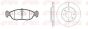 PEUGEOT Комплект гальм. колодки 0461.10 + диски 6131.10 106 II (1A_, 1C_) 1.1 i 97-01, CITROEN SAXO (S0, S1) 1.5 D 96-03, фото 1 - інтерент-магазин Auto-Mechanic