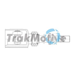 ШРКШ передній правий Nissan Qashqai / Qashqai +2 I (J10, NJ10, JJ10E) 2010–