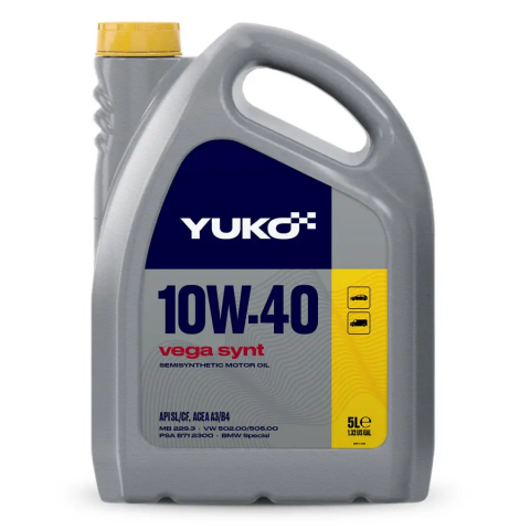 Моторна олива YUKO VEGA SYNT 10W-40, 5 літрів Моторна олива YUKO VEGA SYNT 10W-40, 5 літрів