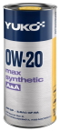 Моторна олива YUKO MAX SYNTHETIC 0W-20, 1 літр