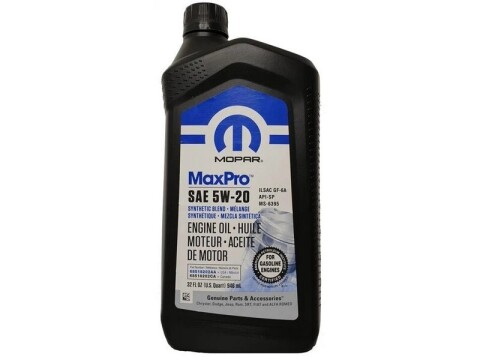 Моторна олива Chrysler/Mopar MaxPro 5W-20, 0,946л