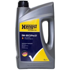 Моторное масло HENGST 5W-30 C3 Pro S1, 5 литров