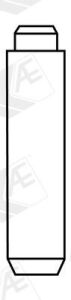 Напрямна клапана впускного/випускного. DAF DK..1160/WS. 17.55x11.0x75. 75.0X11.0X17.55