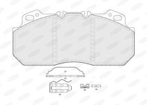Комплект гальмівних колодок, дискове гальмо Комплект гальмівних колодок, дискове гальмо