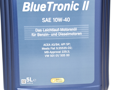 Моторна олива Aral BlueTronic II 10W-40, 5 літрів Моторна олива Aral BlueTronic II 10W-40, 5 літрів