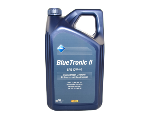Моторна олива Aral BlueTronic II 10W-40, 5 літрів Моторна олива Aral BlueTronic II 10W-40, 5 літрів