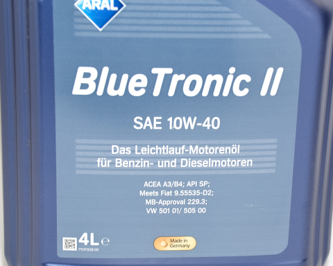 Моторна олива Aral BlueTronic II 10W-40, 4 літри Моторна олива Aral BlueTronic II 10W-40, 4 літри
