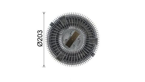 Віскомуфта вентилятора