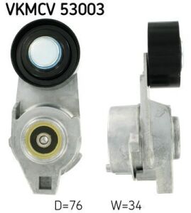 Ролик з натягувачем APV2450 D=76, W=34