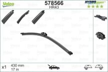 Щетка стеклоочистителя Valeo HR43 HydroConnect Rear 43cm x 1шт. Щетка стеклоочистителя Valeo HR43 HydroConnect Rear 43cm x 1шт.