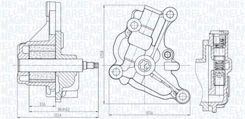 Оливний насос NISSAN JUKE 1.6 10-, NV200 1.6 10-, QASHQAI / QASHQAI +2 I 1.6 07-