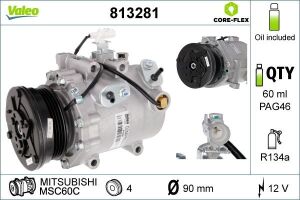 Компресор кондиціонера SWIFT III/SX4 1.3-1.6 05-