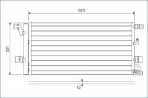 Радіатор кондиціонера AUDI A4/A5/A6 1.4-3.0 15-