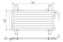 Радиатор кондиционера MAZDA 6 1.8-2.5 02-13