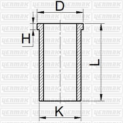 Гільза циліндра (розмір отв. 79 / STD) (Y 1.7 DT) (Дизель, 4ц) Гільза циліндра (розмір отв. 79 / STD) (Y 1.7 DT) (Дизель, 4ц)