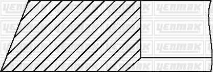 Комплект поршневих кілець (79,76/0.25) (1.75/2.0/3.0) VW, AUDI, SKODA 1.4- 1.9TDI
