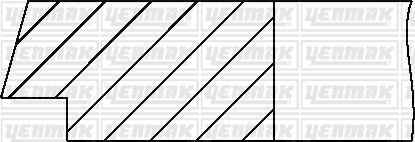 Комплект поршневих кілець (78.50/STD) (1.5/1.5/3) CITROEN Xsara Picasso 1.6 99- Комплект поршневих кілець (78.50/STD) (1.5/1.5/3) CITROEN Xsara Picasso 1.6 99-