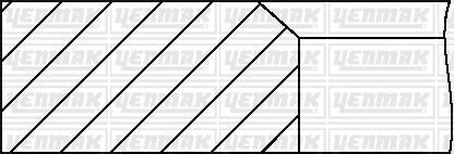 Комплект поршневих кілець (84,25/+0.50) (1,2/1,5/2,0) BMW E81/E87 116i/118i/120i, E90 318i/320i, E83/E84 X1/X3 2,0 Комплект поршневих кілець (84,25/+0.50) (1,2/1,5/2,0) BMW E81/E87 116i/118i/120i, E90 318i/320i, E83/E84 X1/X3 2,0