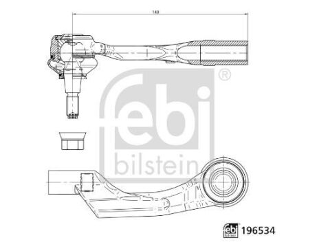 Наконечник, поперечна кермова тяга