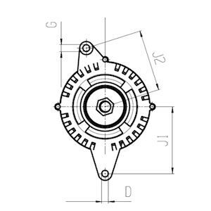Генератор Fiat Ducato 11-/Iveco Daily 3.0D 06- (14V/150A) = 116177 Генератор Fiat Ducato 11-/Iveco Daily 3.0D 06- (14V/150A) = 116177