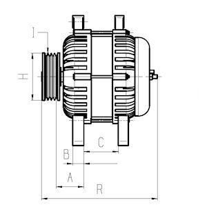 Генератор Skoda Fabia II 10-14/Octavia II 1.4 TSI 08-13 (14V/140A) = 114884 Генератор Skoda Fabia II 10-14/Octavia II 1.4 TSI 08-13 (14V/140A) = 114884