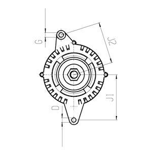 Генератор Skoda Fabia II 10-14/Octavia II 1.4 TSI 08-13 (14V/140A) = 114884 Генератор Skoda Fabia II 10-14/Octavia II 1.4 TSI 08-13 (14V/140A) = 114884