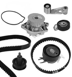 Комплект ГРМ + помпа Skoda Fabia/Octavia 00-13/VW Caddy/Golf/Polo 1.4 16V 99-08 (20x130z/17x58z) (PA674)