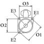 Стартер Fiat Doblo/Stilo/Lancia Lybra 1.6 00-08 (12V/1.3kw) (z=9) = 114035, фото 5 - інтерент-магазин Auto-Mechanic