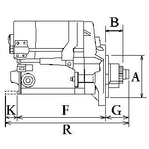 Стартер Toyota Land Cruiser 2.4-4.7D -10 (12V/2.5kw) (z=12) = 113239 Стартер Toyota Land Cruiser 2.4-4.7D -10 (12V/2.5kw) (z=12) = 113239