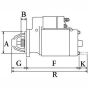 Стартер VW LT 2.4D -96 (12V/2.2kw) (z=9) = 112537, фото 2 - интернет-магазин Auto-Mechanic