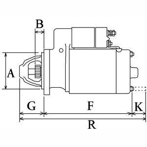 Стартер VW LT 2.4D -96 (12V/2.2kw) (z=9) = 112537 Стартер VW LT 2.4D -96 (12V/2.2kw) (z=9) = 112537