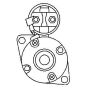 Стартер VW LT 2.4D -96 (12V/2.2kw) (z=9) = 112537, фото 3 - интернет-магазин Auto-Mechanic