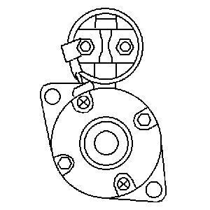 Стартер VW LT 2.4D -96 (12V/2.2kw) (z=9) = 112537 Стартер VW LT 2.4D -96 (12V/2.2kw) (z=9) = 112537