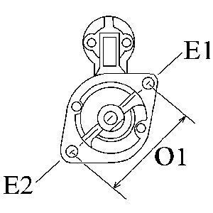 Стартер VW LT 2.4D -96 (12V/2.2kw) (z=9) = 112537 Стартер VW LT 2.4D -96 (12V/2.2kw) (z=9) = 112537
