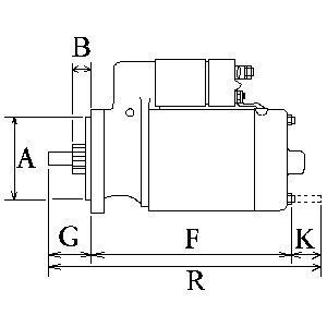 Стартер VW T4 2.4 D 90-98 (12V/2.2kw) (z=10) = 112052 Стартер VW T4 2.4 D 90-98 (12V/2.2kw) (z=10) = 112052