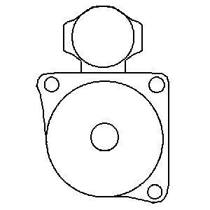 Стартер VW T4 2.4 D 90-98 (12V/2.2kw) (z=10) = 112052 Стартер VW T4 2.4 D 90-98 (12V/2.2kw) (z=10) = 112052